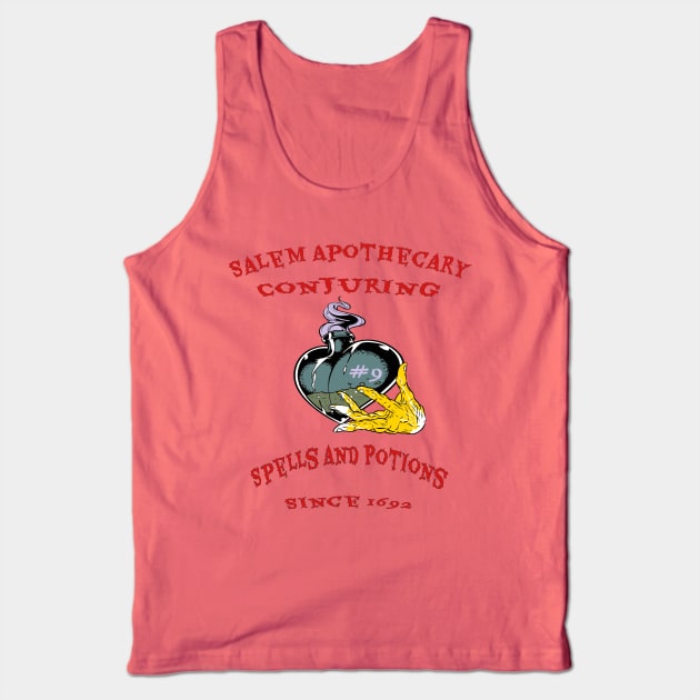 Salem Apothecary conjuring spells and potions since 1692 Tank Top by Bunnuku